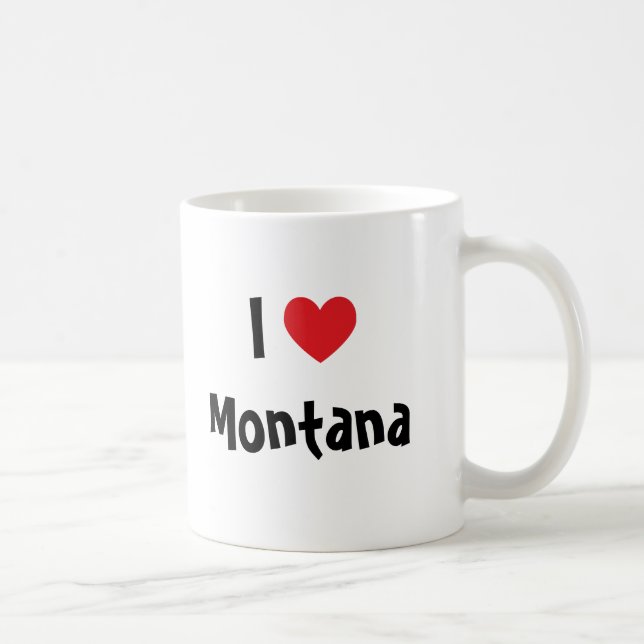 I Liebe Montana Kaffeetasse (Rechts)