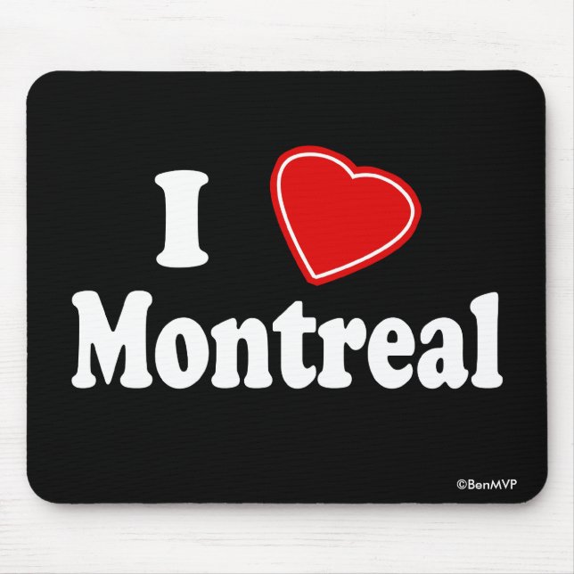 I Liebe Montreal Mousepad (Vorne)