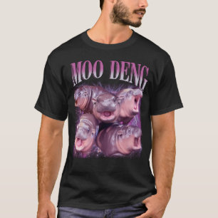 I Liebe Moo Deng Bootleg I Liebe Sie Bouncy Pig T-Shirt