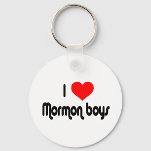 I Liebe Mormon Boys Schlüsselanhänger
