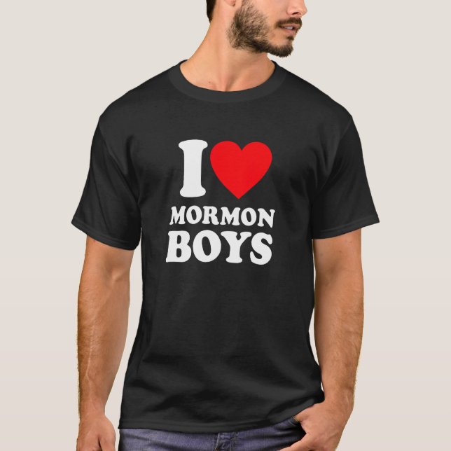 I Liebe Mormon Boys Shirt (Vorderseite)
