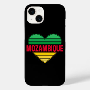 I. Liebe Mosambik, Mosambikanisches Herz Case-Mate iPhone 14 Hülle