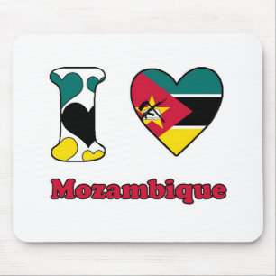 I Liebe Mosambik Mousepad