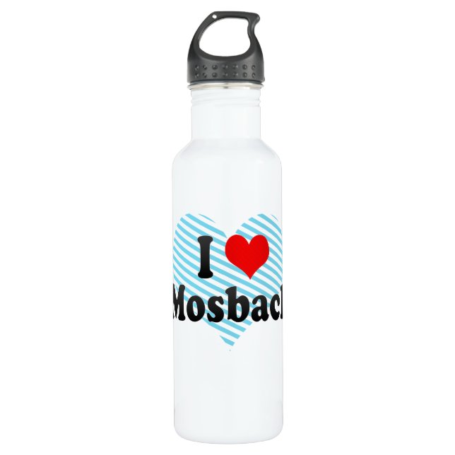 I Liebe Mosbach, Deutschland Trinkflasche (Vorderseite)