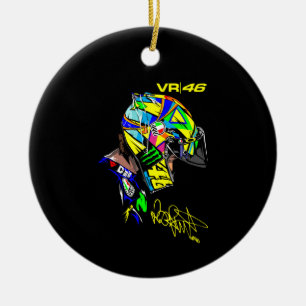 I Liebe Motorrad Kunstgeschenk für Biker Keramik Ornament
