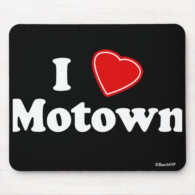 I Liebe Motown Mousepad (Vorne)
