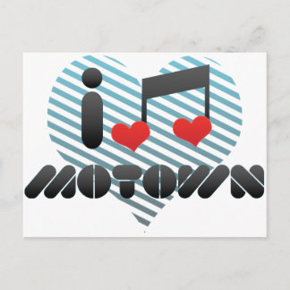 I Liebe Motown Postkarte