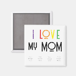 i Liebe Mum Foto Magnet
