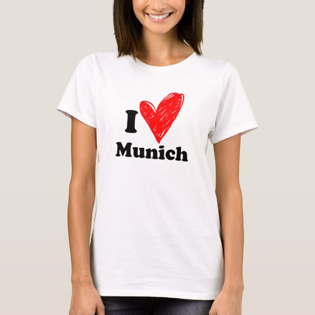 I Liebe München T-Shirt (Vorderseite)