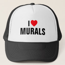 I Liebe Murals™ Trucker Hat Truckerkappe