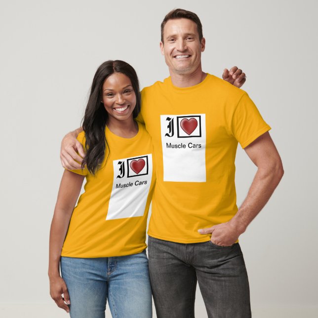 "I Liebe Muscle Men's T - Shirt" T-Shirt (Unisex)