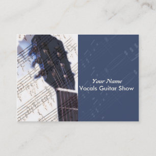 I Liebe Music - Business Card Groß Visitenkarte