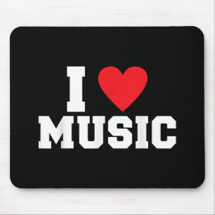 I Liebe Music Lover Mousepad