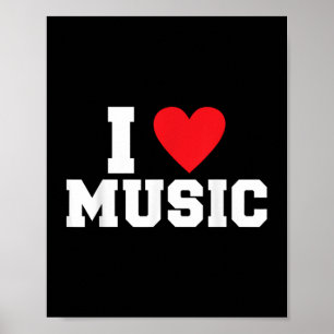 I Liebe Music Lover Poster