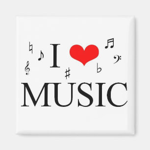 i Liebe Music Magnet