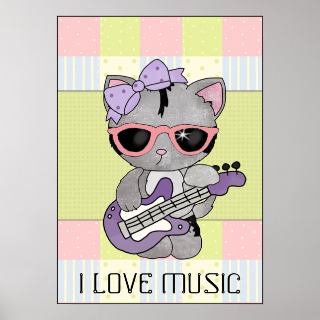 I Liebe Music Poster (Vorne)