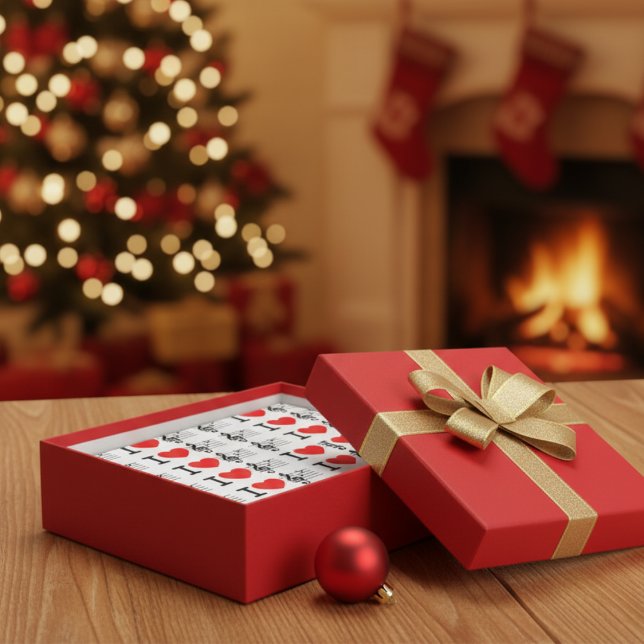 I Liebe Music Seidenpapier (I Love Music Tissue Paper )