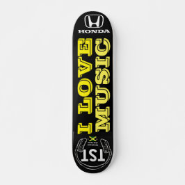 I LIEBE MUSIC Skateboard, 7¾ Zoll Deck Skateboard