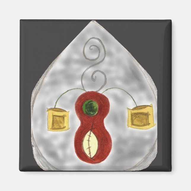 I Liebe Music with Instruments Magnet (Vorne)