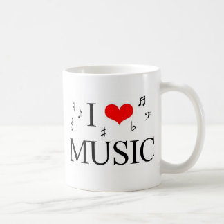 I Liebe-Musik Kaffeetasse