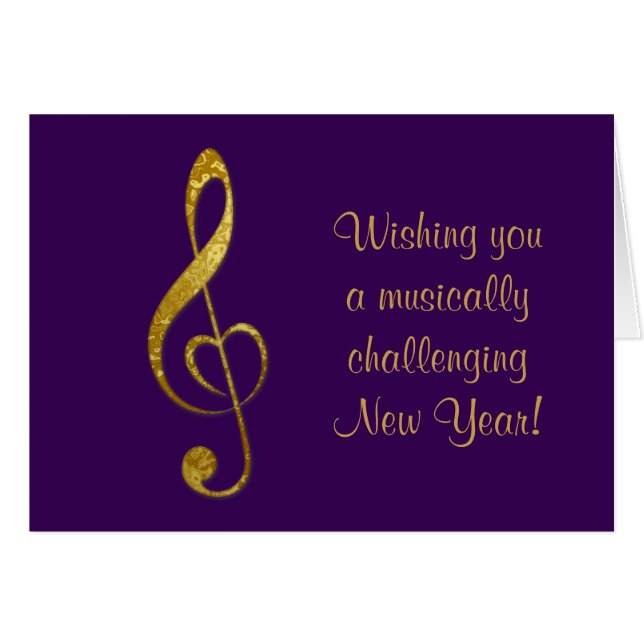 I Liebe Musik - Karte (Vorderseite (Horizontal))