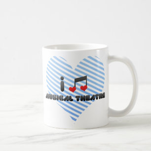 I Liebe-musikalisches Theater Kaffeetasse