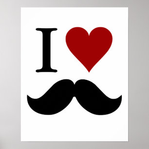 I Liebe muss drucken oder poster