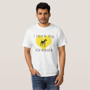 i Liebe my Airedale T-Shirt