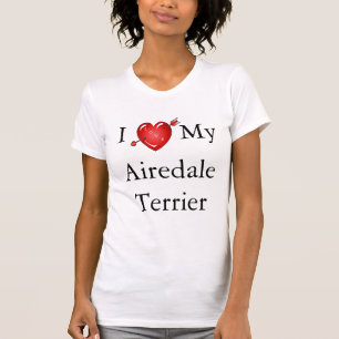 I Liebe My Airedale Terrier 2 T-Shirt