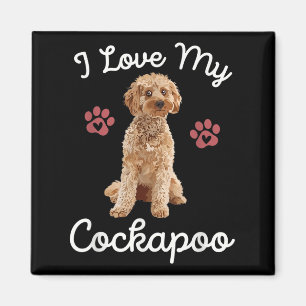 I Liebe My Apoo Dog Mama Funny Quote Hausbesitzer Magnet