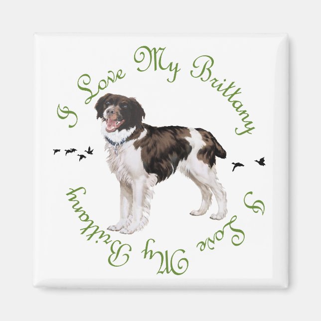 I Liebe My Brittany Magnet (Vorne)