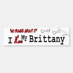 I Liebe My Brittany Spaniel Autoaufkleber