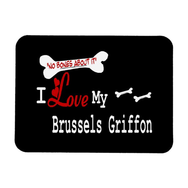 I Liebe My Brussels Griffon Magnet (Horizontal)