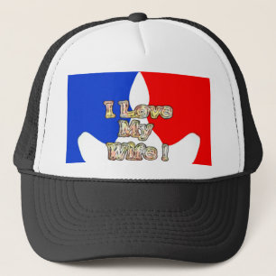 "I Liebe My Ehefrau" Art Print Truckerkappe