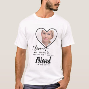 I Liebe My fiancée - Personalisiert Best Friend Ni T-Shirt