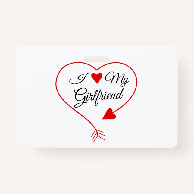 " I Liebe my friend " Ausweis (Vorderseite)