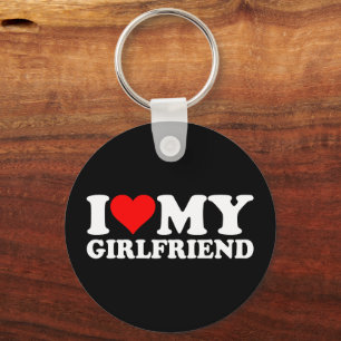 I Liebe My Girlfriend 1BK1 Schlüsselanhänger