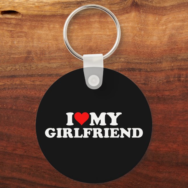 I Liebe My Girlfriend 3BK1 Schlüsselanhänger (Vorderseite)