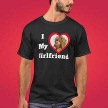 I Liebe My Girlfriend Bae Personalisiertes Foto