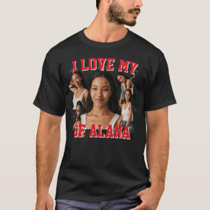 I Liebe My Girlfriend Bootleg Individuelle Name & T-Shirt