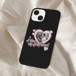 I Liebe My Girlfriend Custom Foto Personalisiert iPhone 14 Hülle
