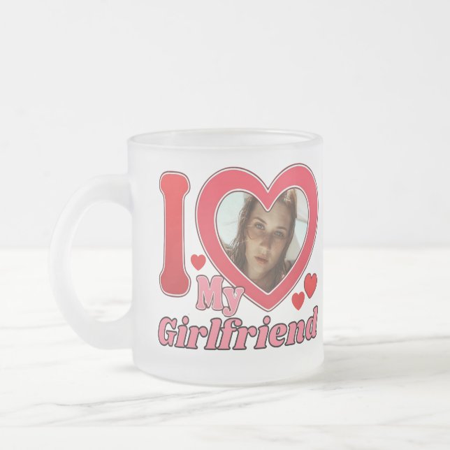 I Liebe My Girlfriend Ehefrau Ehemann Foto Mattglastasse (Links)