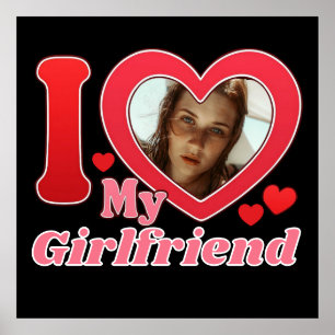 I Liebe My Girlfriend Ehefrau Ehemann Foto Poster