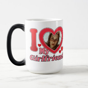 I Liebe My Girlfriend Ehefrau Ehemann Foto Verwandlungstasse