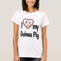 I Liebe My Guinea Pig - Niedliches Foto Rotes Herz