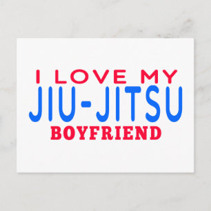 I Liebe My Jiu-Jitsu Boyfriend Postkarte