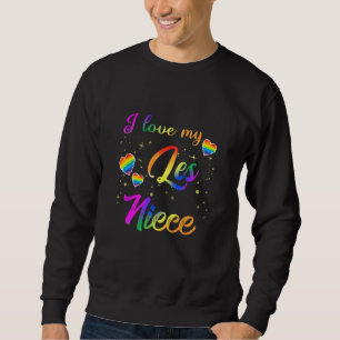 I Liebe My Les Niece Proud Tante Oncle Gay Lesbian Sweatshirt