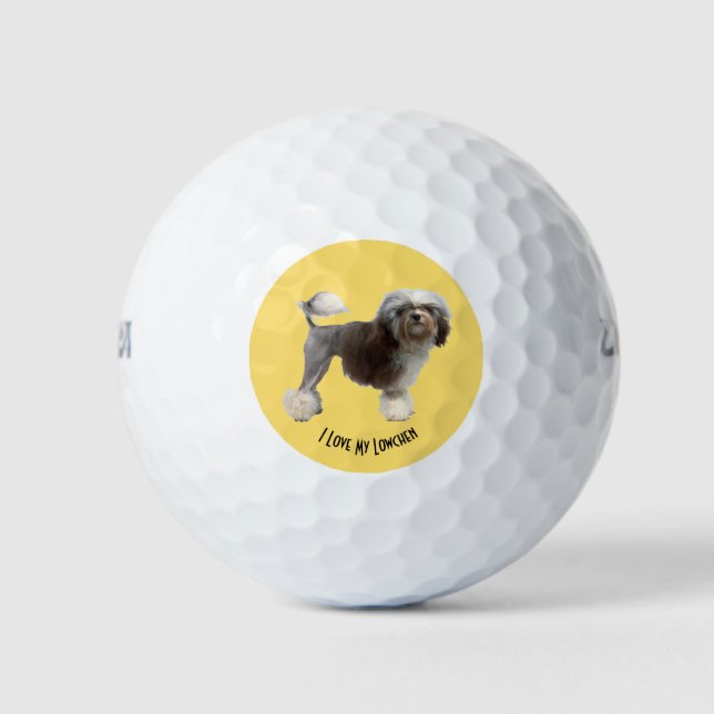 I Liebe My Lowchen Golfball (Vorderseite)