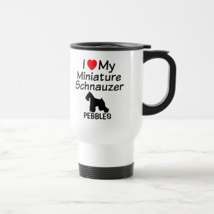 I Liebe My Miniature Schnauzer Dog Tasse