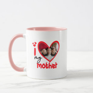 I Liebe My Mother Foto Gift Classic Tasse, 11 oz C Tasse